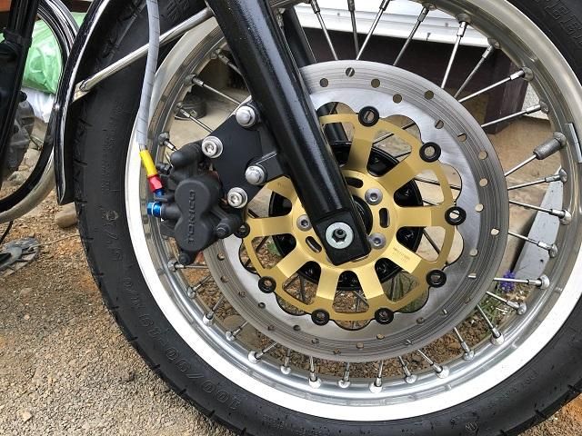 W400 W650 W800 ブレーキ nrfオリジナル320ミリディスク&サポート