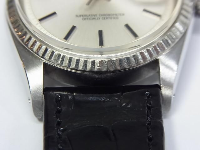 ロレックス 旧型デイトジャスト WGベゼル Ref.1601/4 正規保証書付