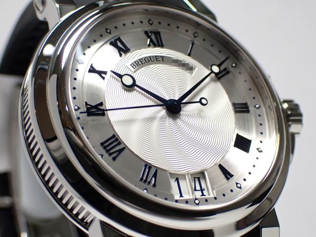 ブレゲ マリーンII・ラージデイト ラバー仕様 Ref.5817ST/12/5V8 正規