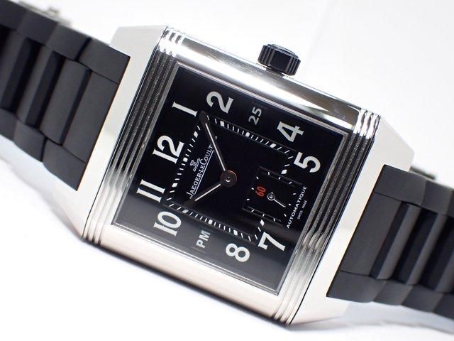 ジャガールクルト レベルソ スクアドラ ホームタイム 黒文字盤