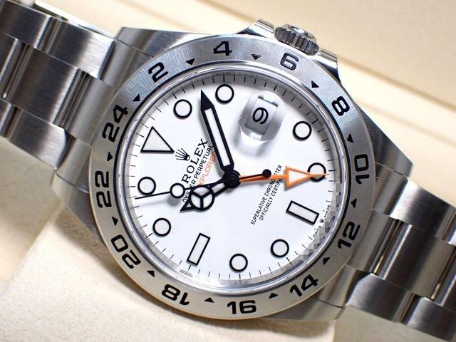 ロレックス エクスプローラーⅡ ホワイト文字盤 Ref.226570 '24年 未