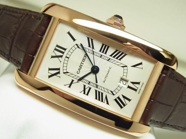 カルティエ タンクアメリカン XL 18KPG 国内正規品 - 腕時計専門店THE