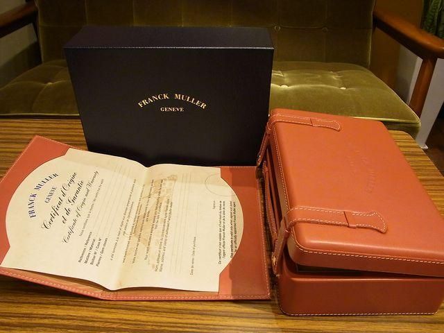 フランク・ミュラー カサブランカ Ref.5850 ピンク 革ベルト - 腕時計