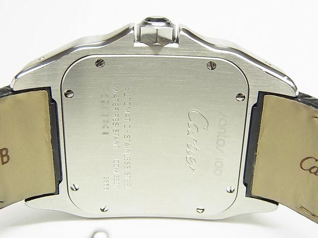 カルティエ サントス100・LMサイズ 革ベルト - 腕時計専門店THE-TICKEN