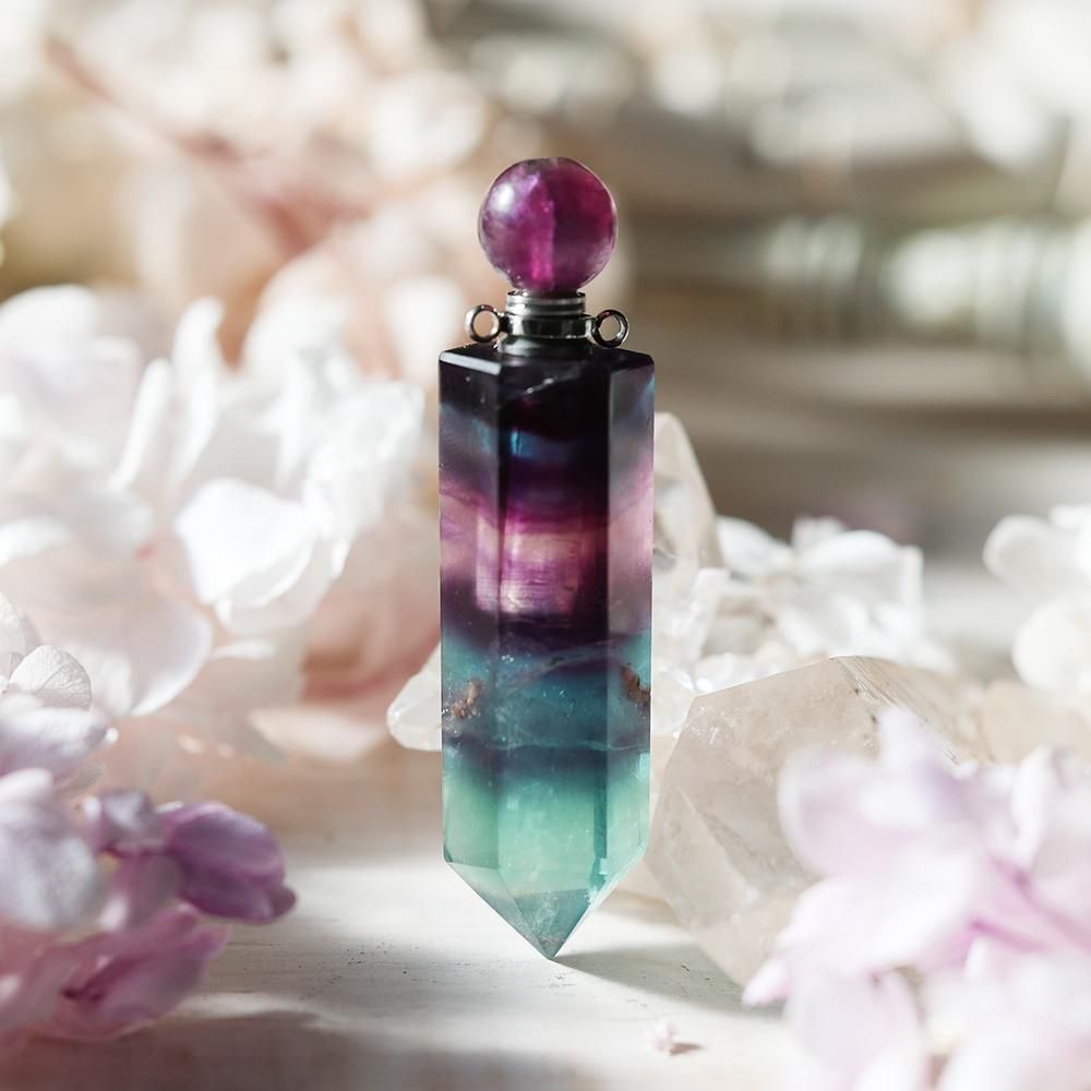 フローライト香水瓶 - 海福雑貨通販部