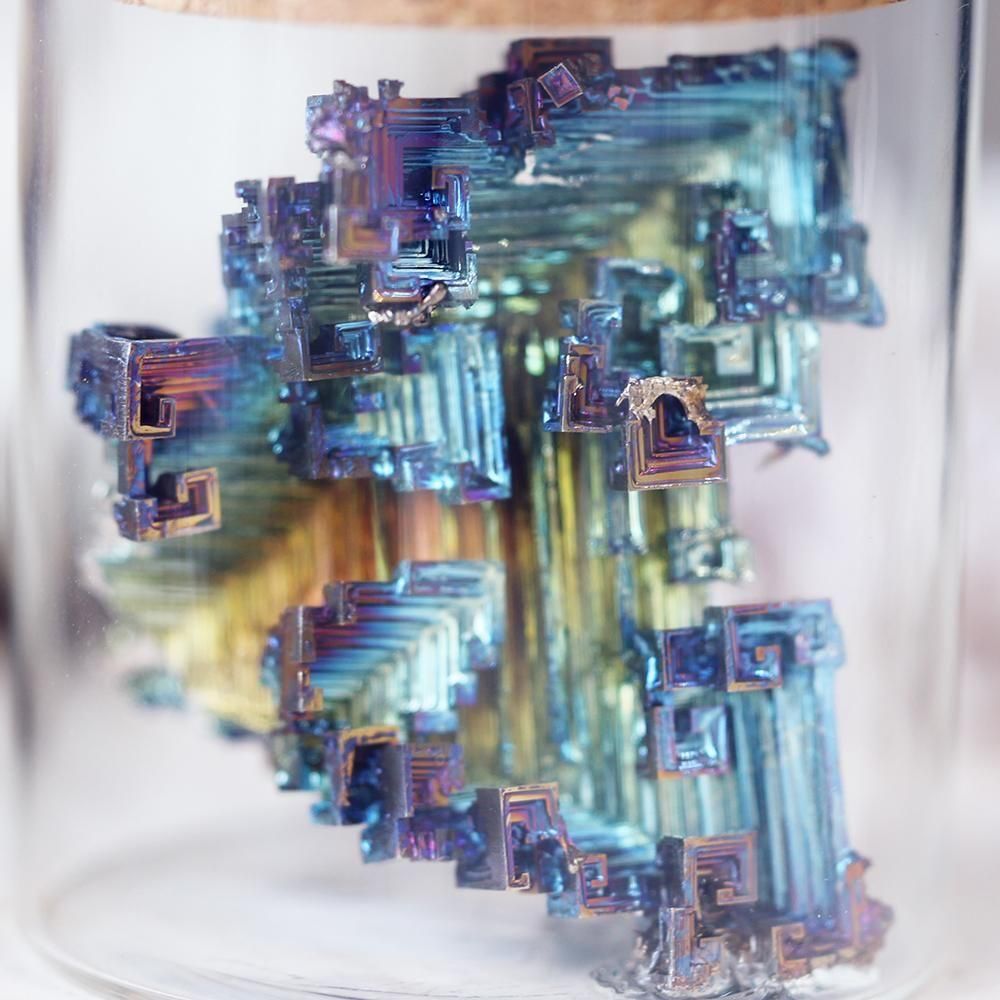 ビスマス（人工結晶）・特大・青 - 海福雑貨通販部