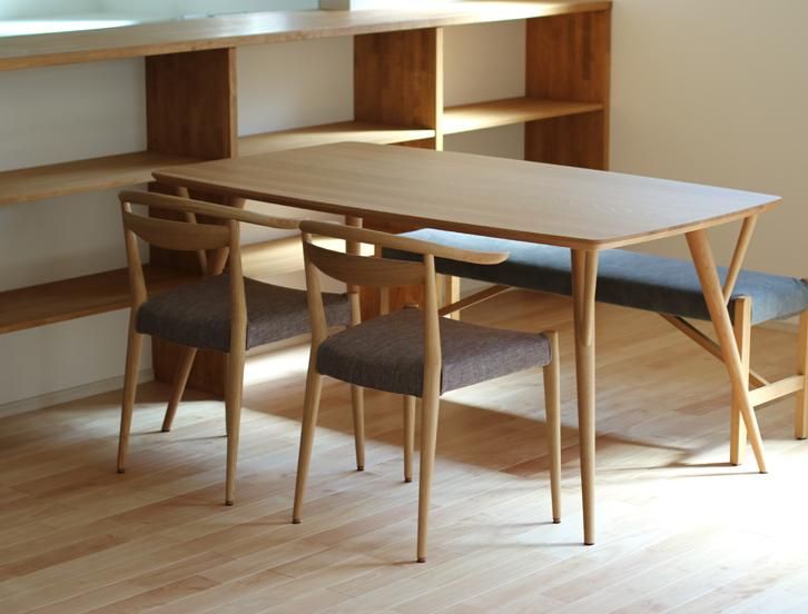 WOC-132チェア（White Wood ）｜日進木工（nissin）