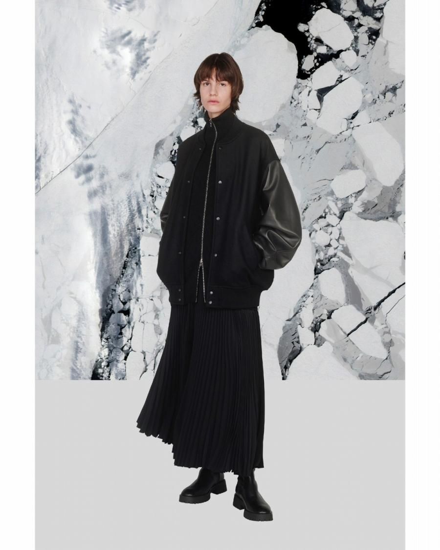 Graphpaper - グラフペーパー / LIGHT MELTON STADIUM JACKET