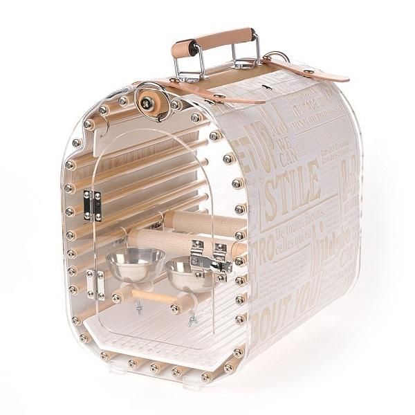 LITTLE BUDDY☆LB290クリア中型インコ用アクリルキャリー