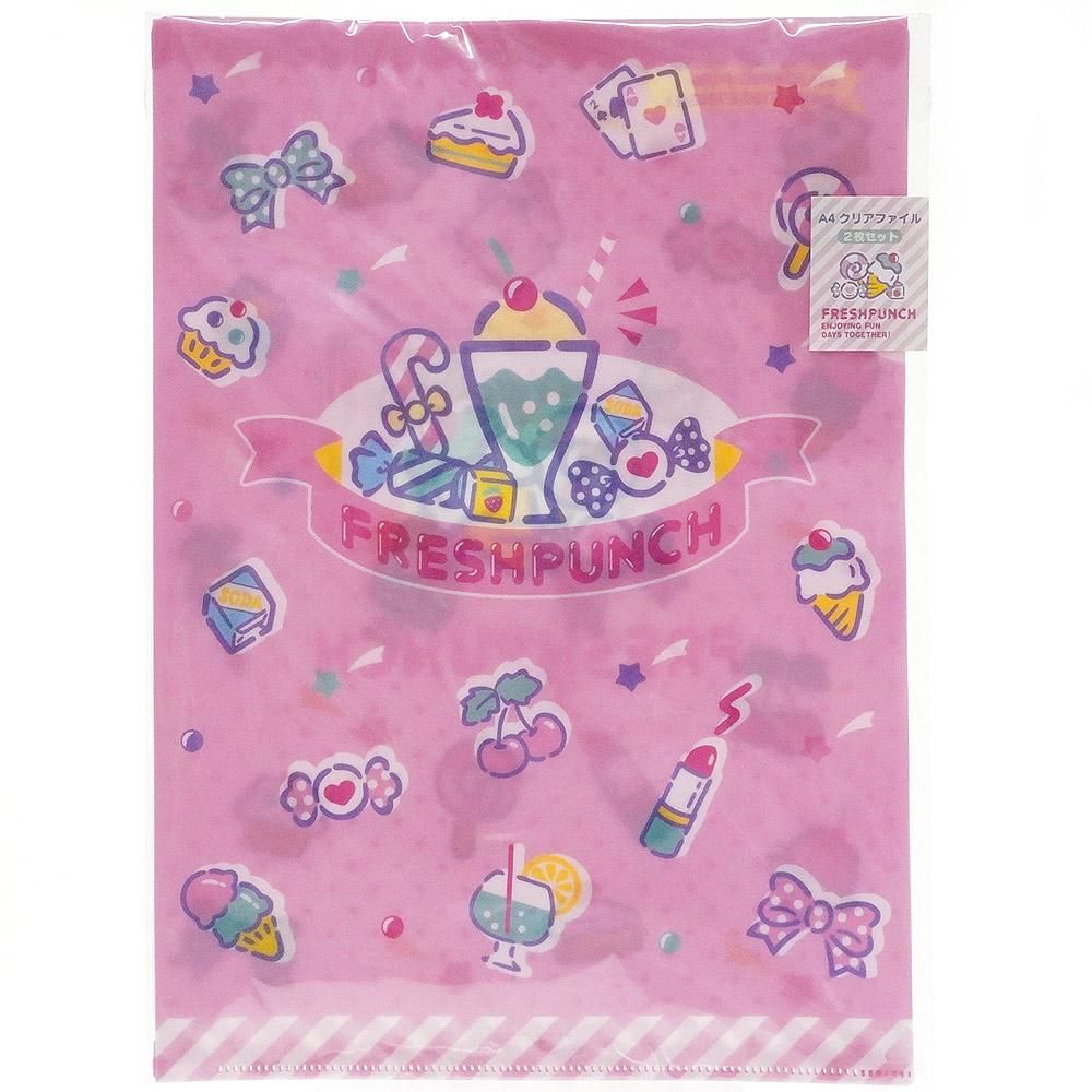 Freshpunch/フレッシュパンチ・Plastic folder/クリアファイル・A4