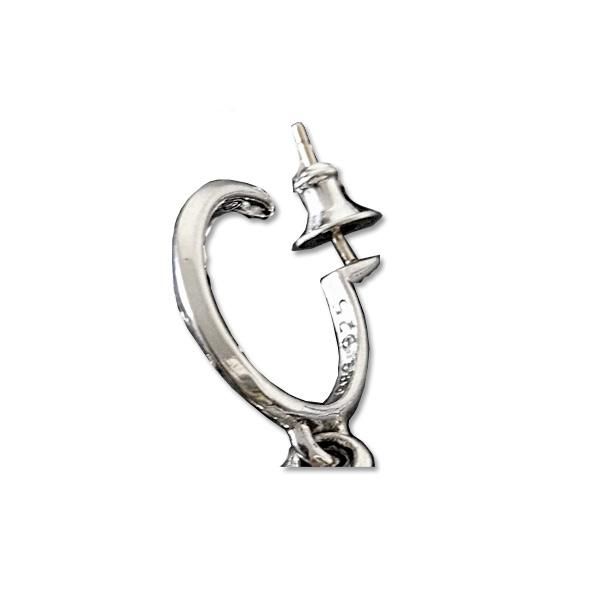クロムハーツ ピアス #5 ダガー フープ シルバーイヤリング / CHROME
