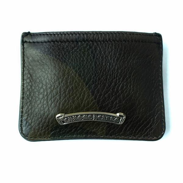 クロムハーツ ファスナー付 レザー コインケース ダガージップ 迷彩