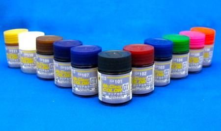 MrカラーGX クリアカラー 11種 | 高発色の顔料系エアブラシ塗料