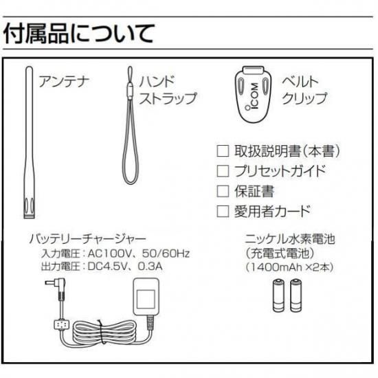 IC-R6 メタリックブルー エアーバンドメモリー アイコム(ICOM)