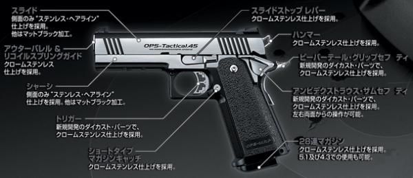 東京マルイ ガスガン ハイキャパ カスタム デュアルステンレス 18歳