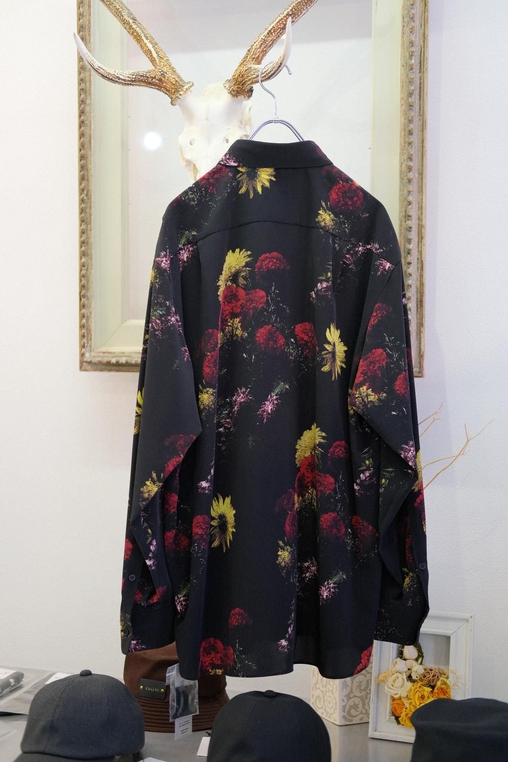 LAD MUSICIAN [ラッドミュージシャン] DECHINE FLOWER BIG SHIRT
