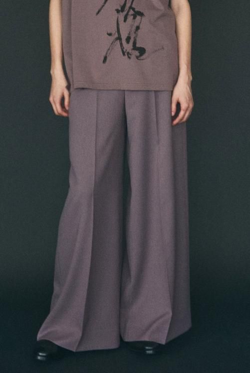 LAD MUSICIAN [ラッドミュージシャン] WIDE FLARE SLACKS＜ワイド