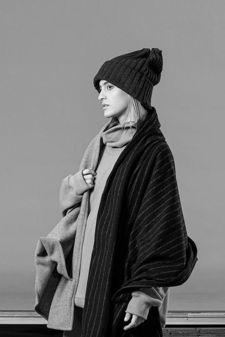 VOAAOV [ヴォアーブ] 2WAY WOOL SNOOD KNIT CAP＜ウールスヌードニット