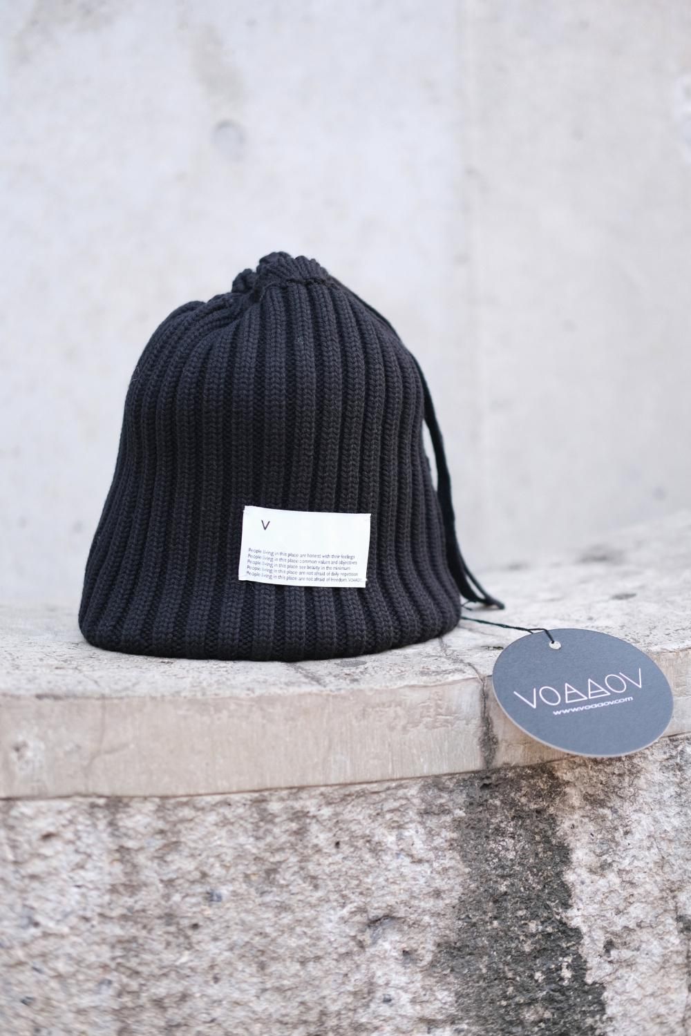 VOAAOV [ヴォアーブ] 2WAY WOOL SNOOD KNIT CAP＜ウールスヌードニット