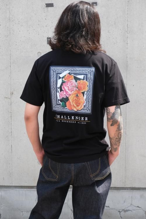 CHALLENGER/チャレンジャー ROSE BANDANA TEE/バンダナTシャツ CLG-TS