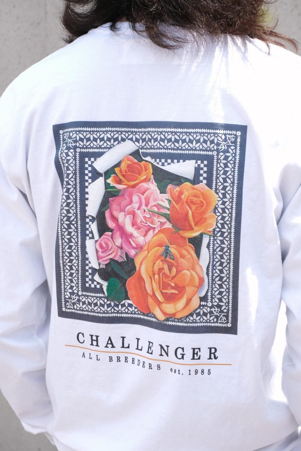 CHALLENGER/チャレンジャー L/S ROSE BANDANA TEE/バンダナロング