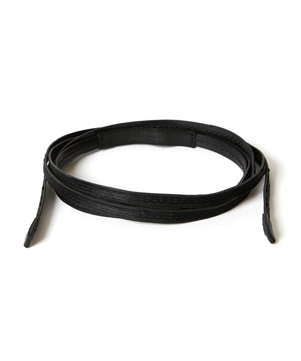N.HOOLYWOOD/エヌハリウッド LEATHER CORD BELT/ロングレザーベルト