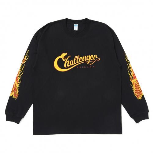 CHALLENGER チャレンジャー L/S SNAKING LOGO TEE スネークロゴロング