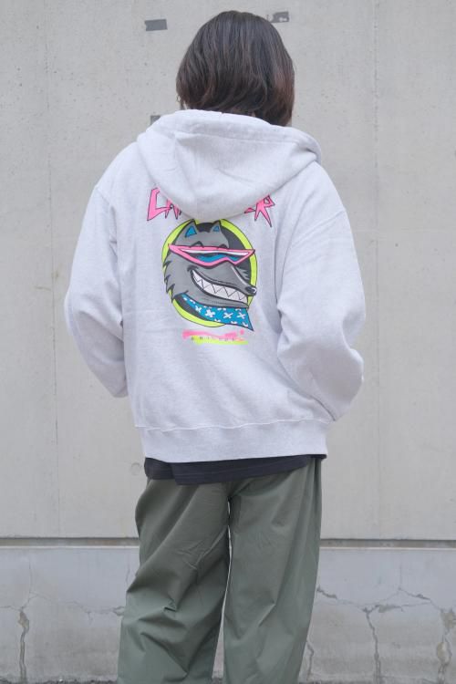 CHALLENGER チャレンジャー NEON WOLF ZIP HOODIE ネオンウルフ