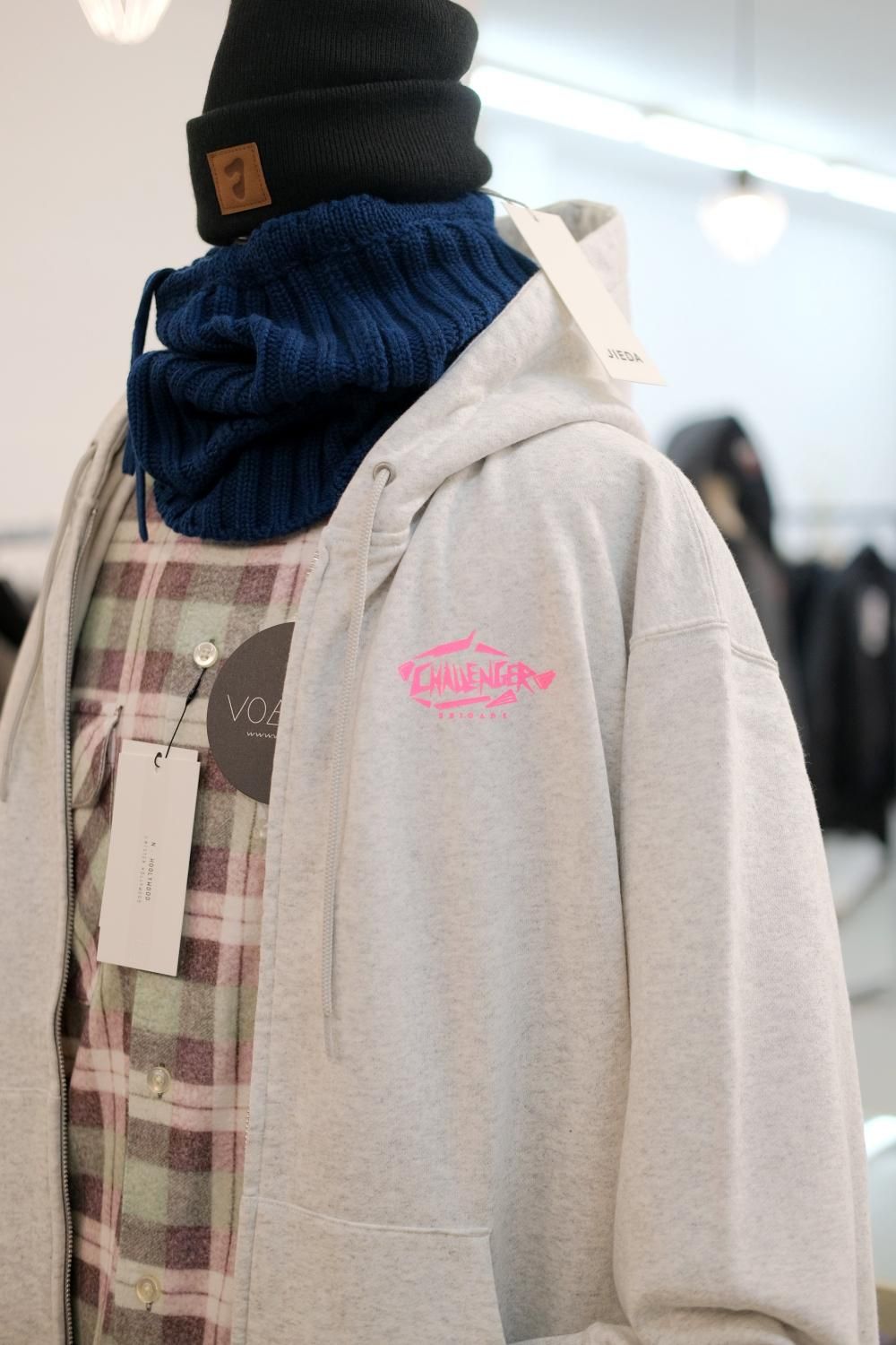 VOAAOV ヴォアーブ 2WAY WOOL SNOOD KNIT CAP ウールスヌードニット