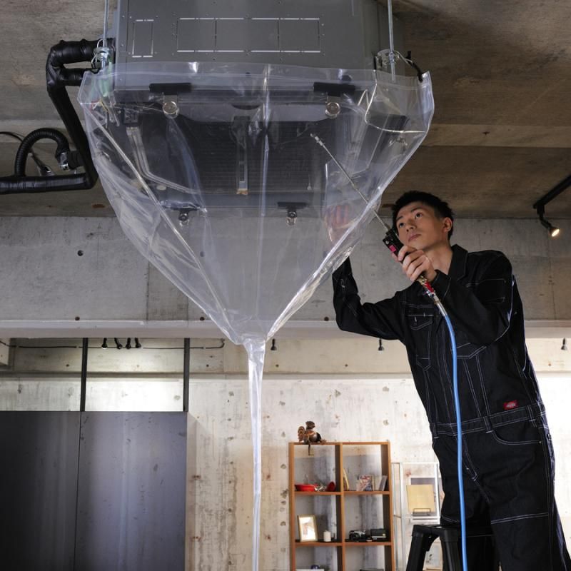 特大】天カセ・天吊用エアコン洗浄カバー SA-P04D－株式会社エアコン