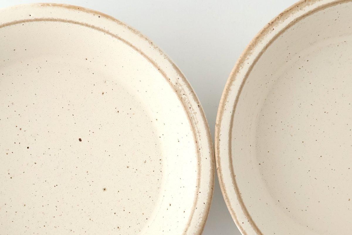 cyaco新品 陶器 陶芸作家 浅鉢2個 453 cyaco新品 陶器 陶芸作家 浅鉢2