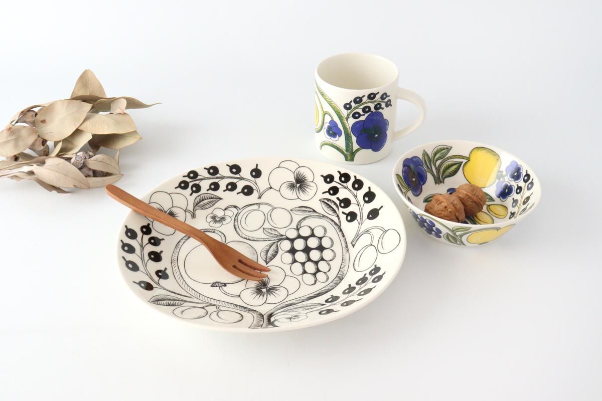 アラビア｜パラティッシ｜オーバルプレート｜25cm｜ブラック｜磁器