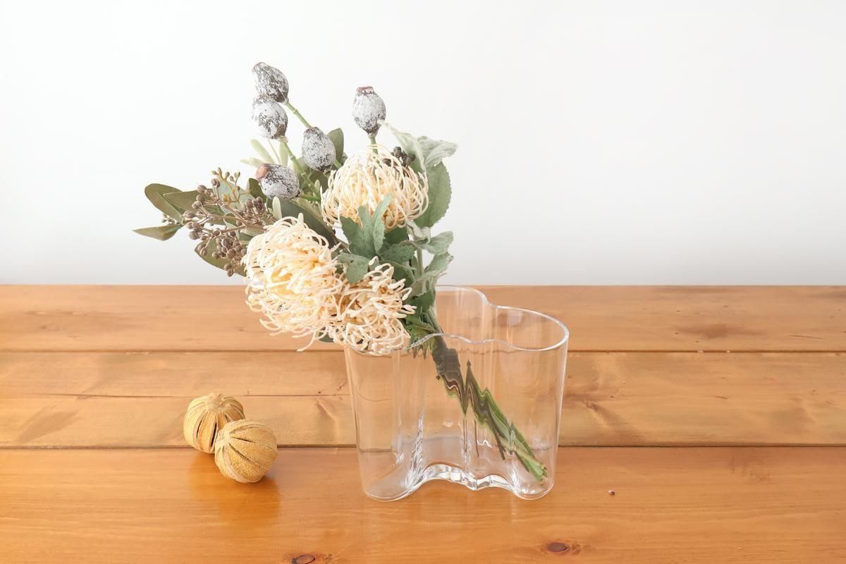 イッタラ｜アルヴァ・アアルト｜ベース｜120mm｜クリア｜ガラス