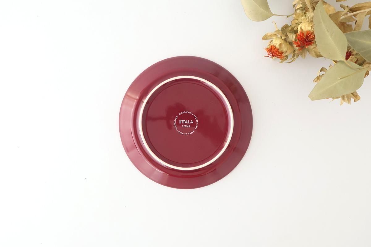 限定カラー】｜イッタラ｜ティーマ｜プレート｜17cm｜チェリー｜磁器
