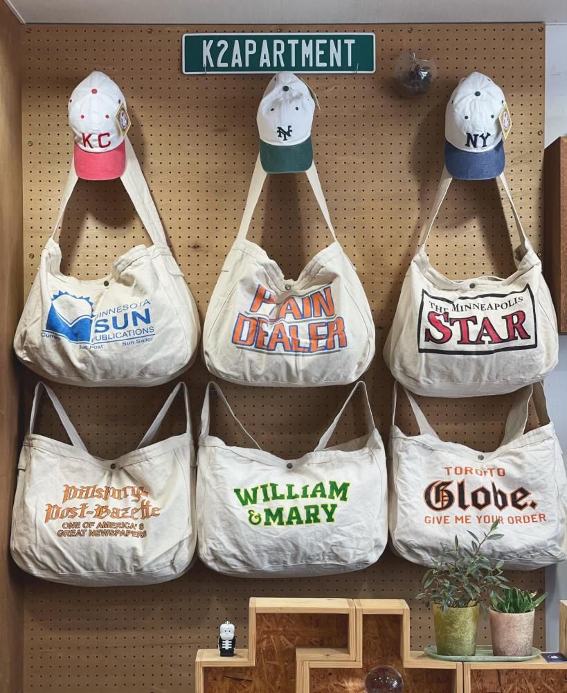 ファクトリーブランド【Canvas News Paper Bag】 キャンバスニュース