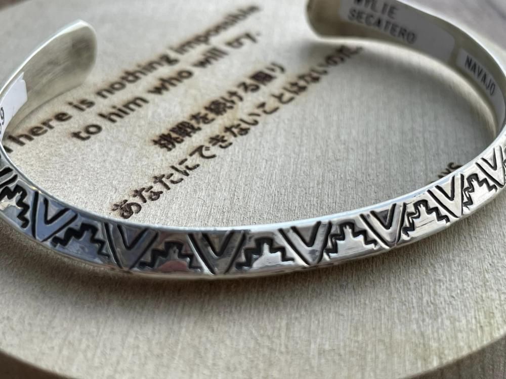 Wylie Secatero ワイリーセカテロ ナバホ族【NAVAJO】バングル