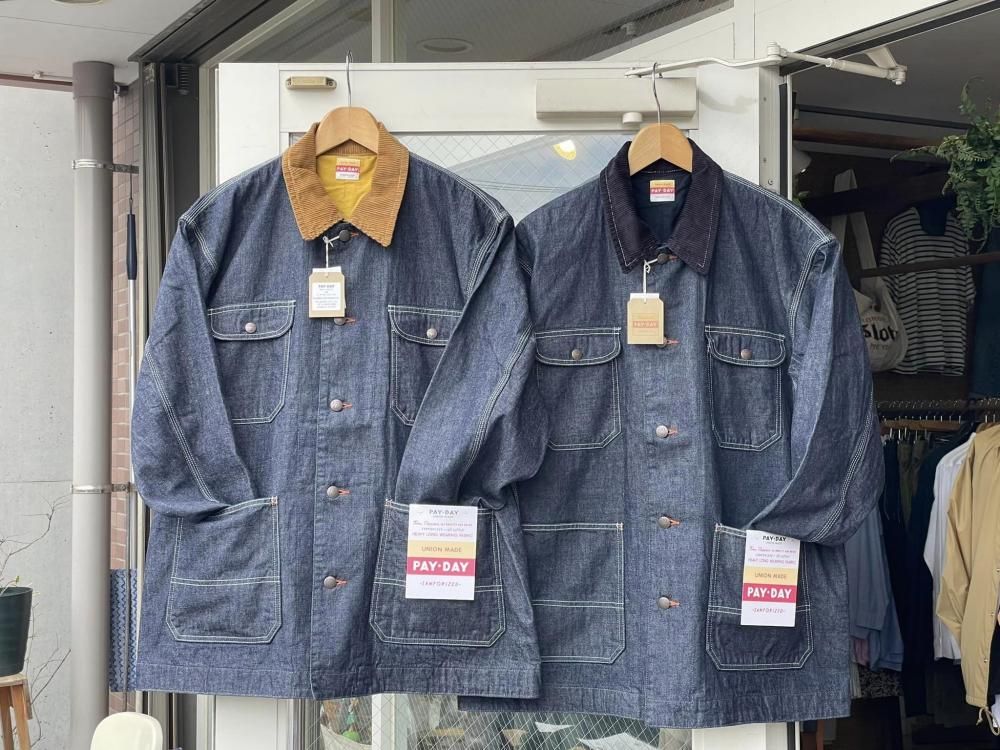ペイデイ【PAY DAY】50'S COLLAR CORDUROY COVERALL/カラー