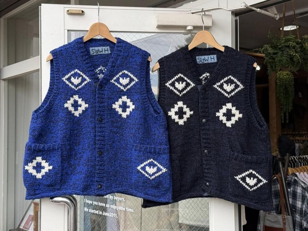 SLOW HANDS | ノルディックニットベスト - K2APARTMENT/茨城県つくば市
