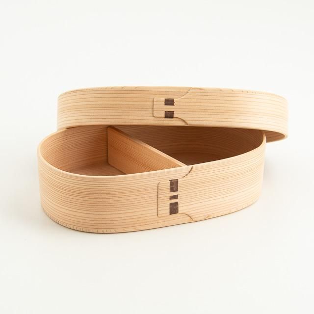 柴田慶信商店 大館 曲げわっぱ 小判弁当箱 大｜FRANK暮らしの道具