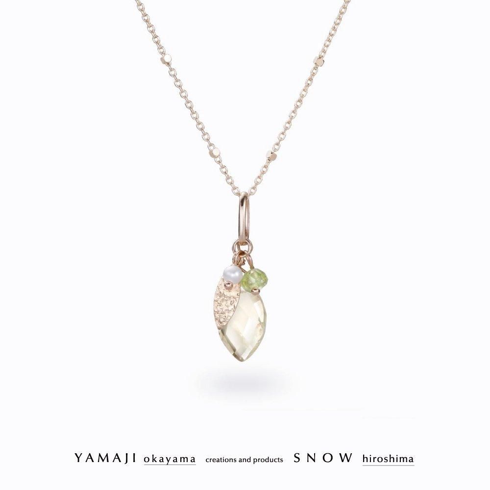 レモン』レモンクオーツ ネックレス｜送料・ラッピング無料｜スノウ