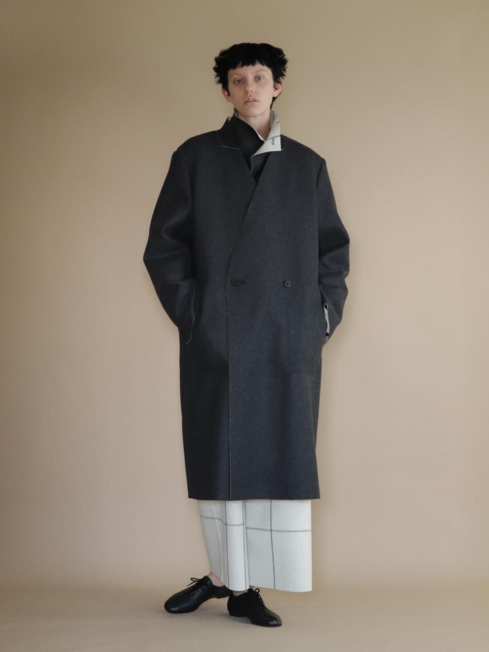 ETHOSENS Cut Off Coat Gray - BISHOOL,Edwina Horl,My Beautiful