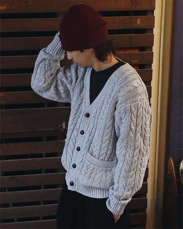 FTC / CABLE KNIT CARDIGAN - birnest