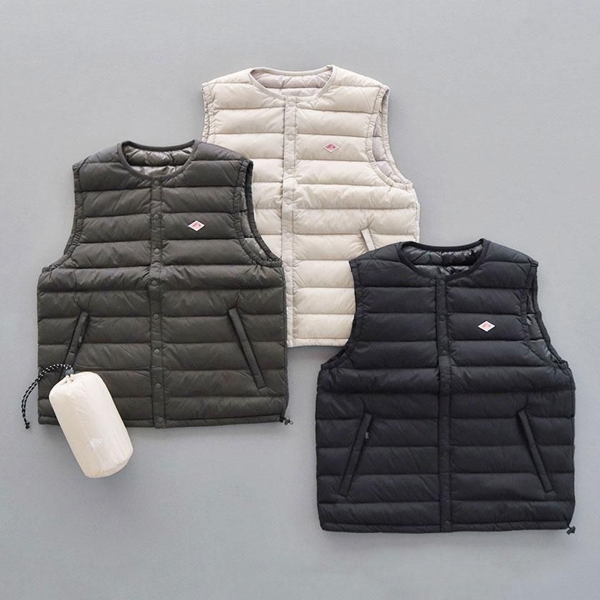 DANTON インナーダウン クルーネックベスト の通販- AIDA ONLINE STORE