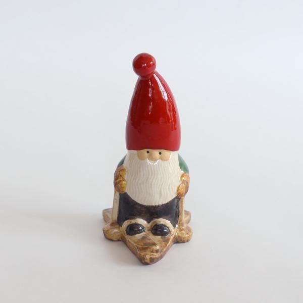 Lisa Larson(リサラーソン) オブジェ SKIING TOMTE スキーイングトムテ