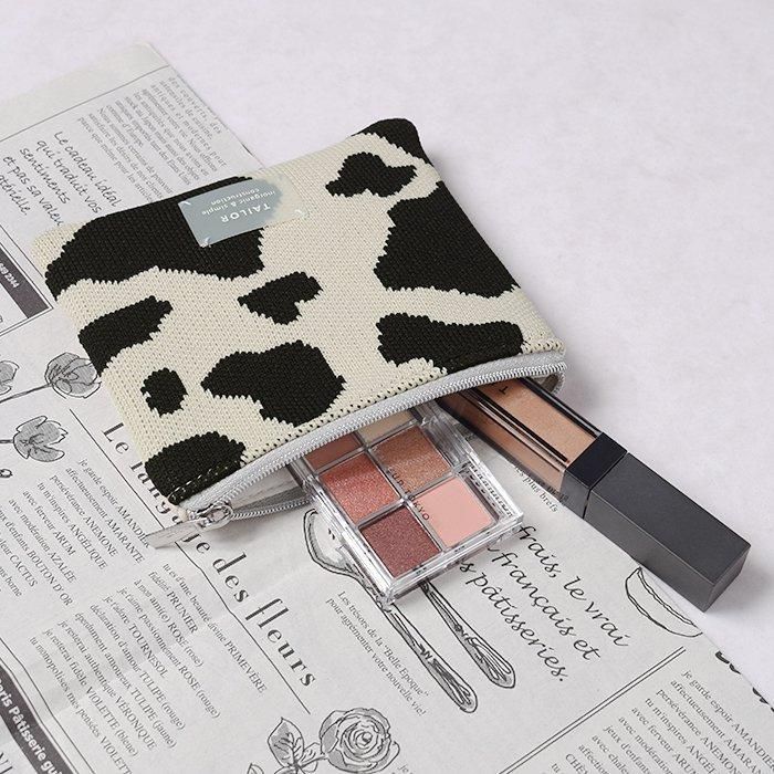 アニマル柄×ジャガード｜フラットポーチ｜フラワーリングオンラインストア