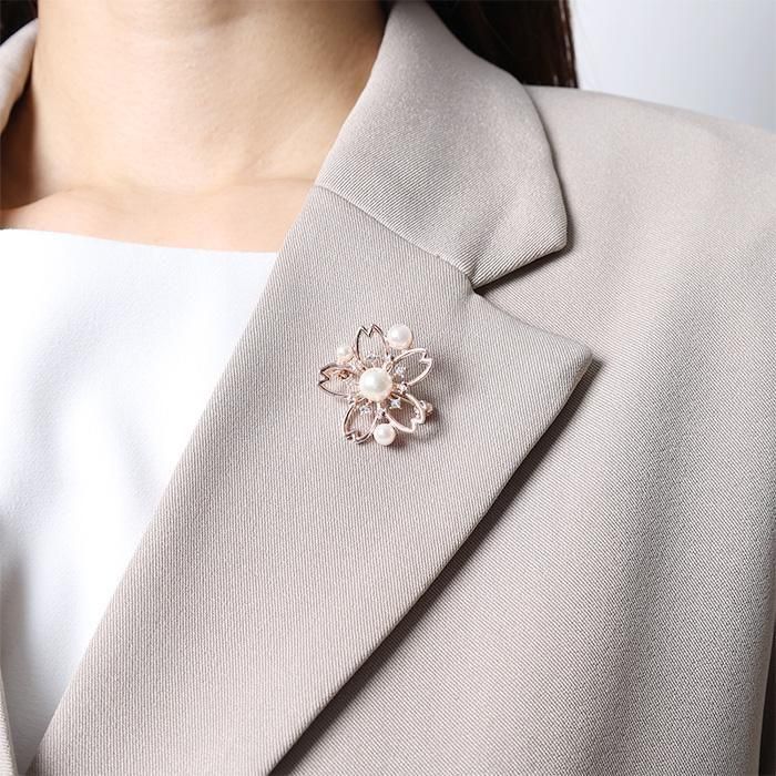 SAKURA｜パール｜ブローチ｜フラワーリングオンラインストア