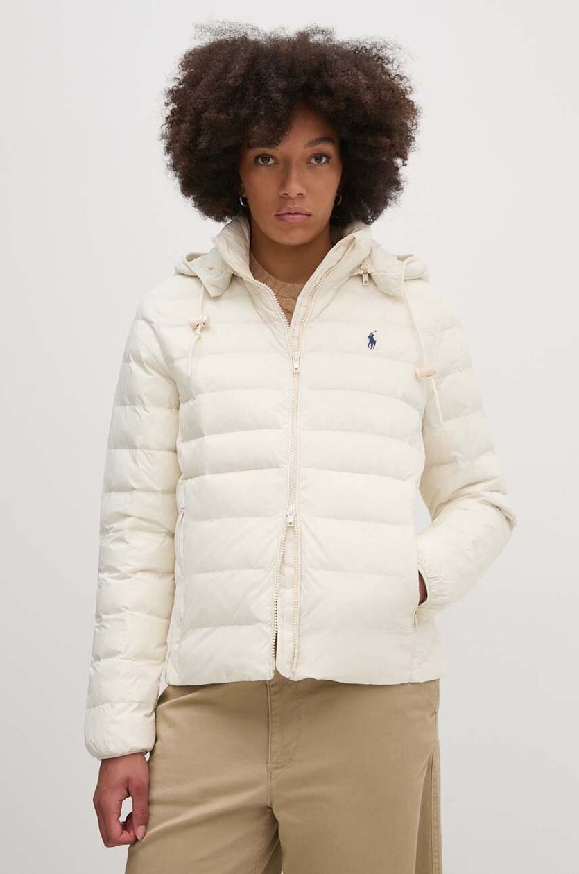 Polo Ralph Lauren jacket women's beige color 211958932 at PRM US