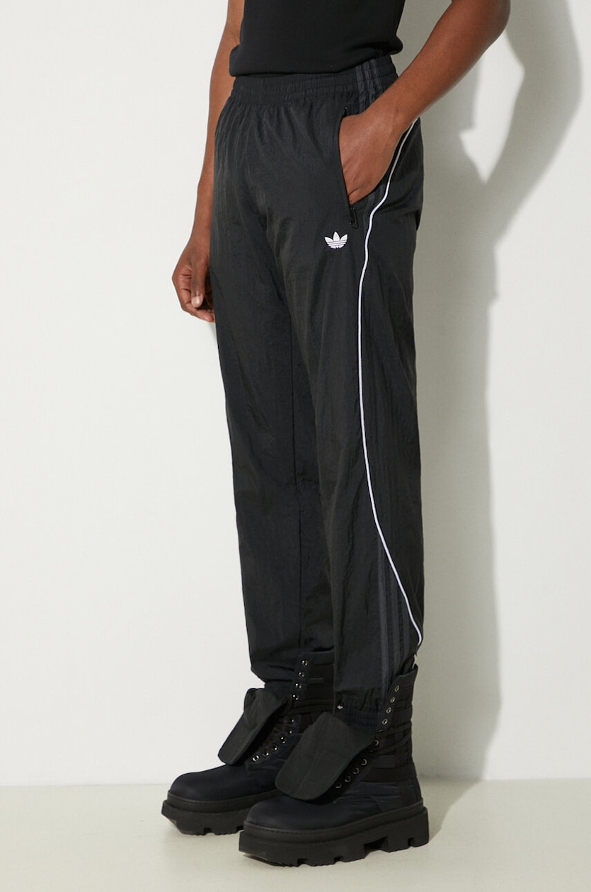 adidas Originals joggers Premium Track Pant black color smooth