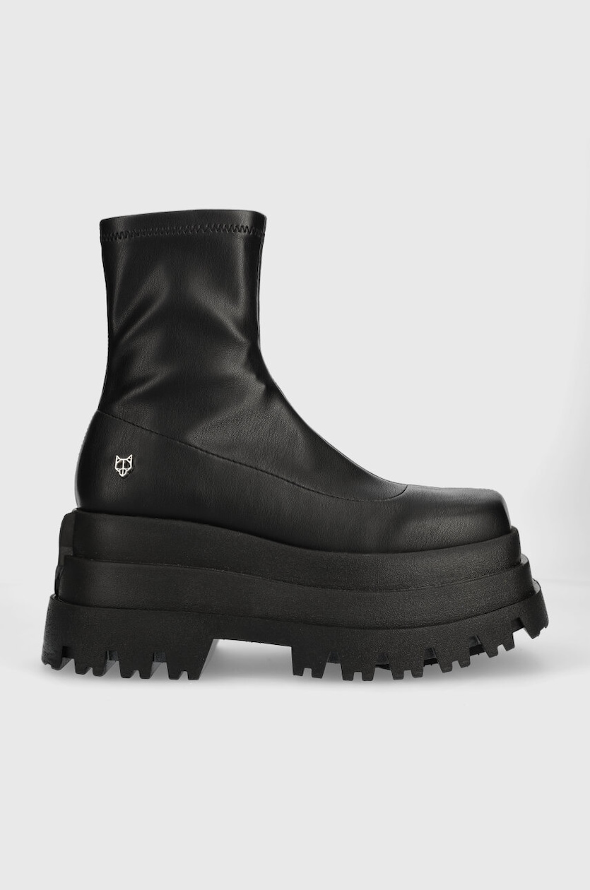 Naked Wolfe ankle boots Sassy women's black color at PRM US