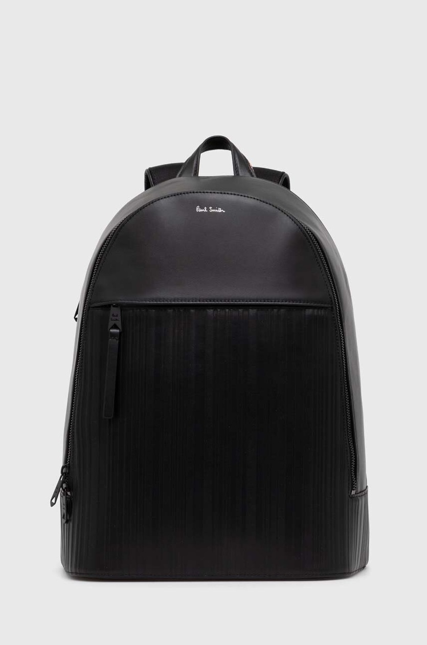 Paul Smith leather backpack black color smooth M1A-7586-AEMBST at